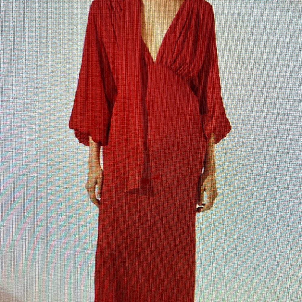 Shona Joy Red Maxi Dress